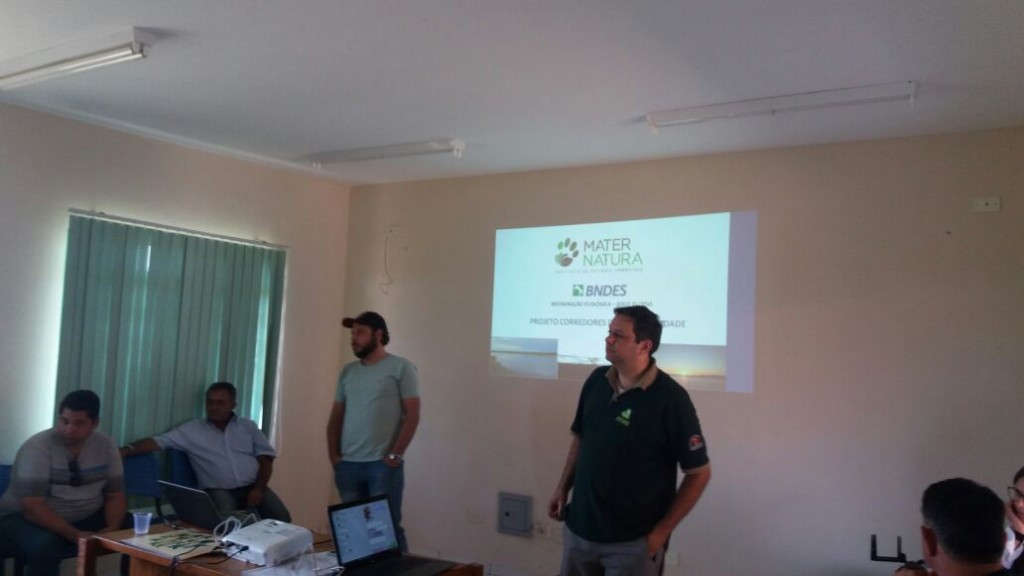 Apresentação do projeto na renião do Conselho do Parque Estadual das Várzeas do Rio Ivinhema