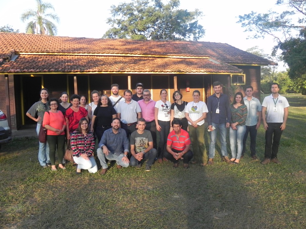 Encerramento do primeiro dia de curso.