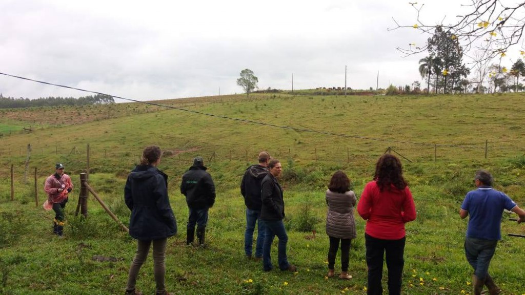 Participantes visitaram propriedades do Projeto Restaura Alto Vale